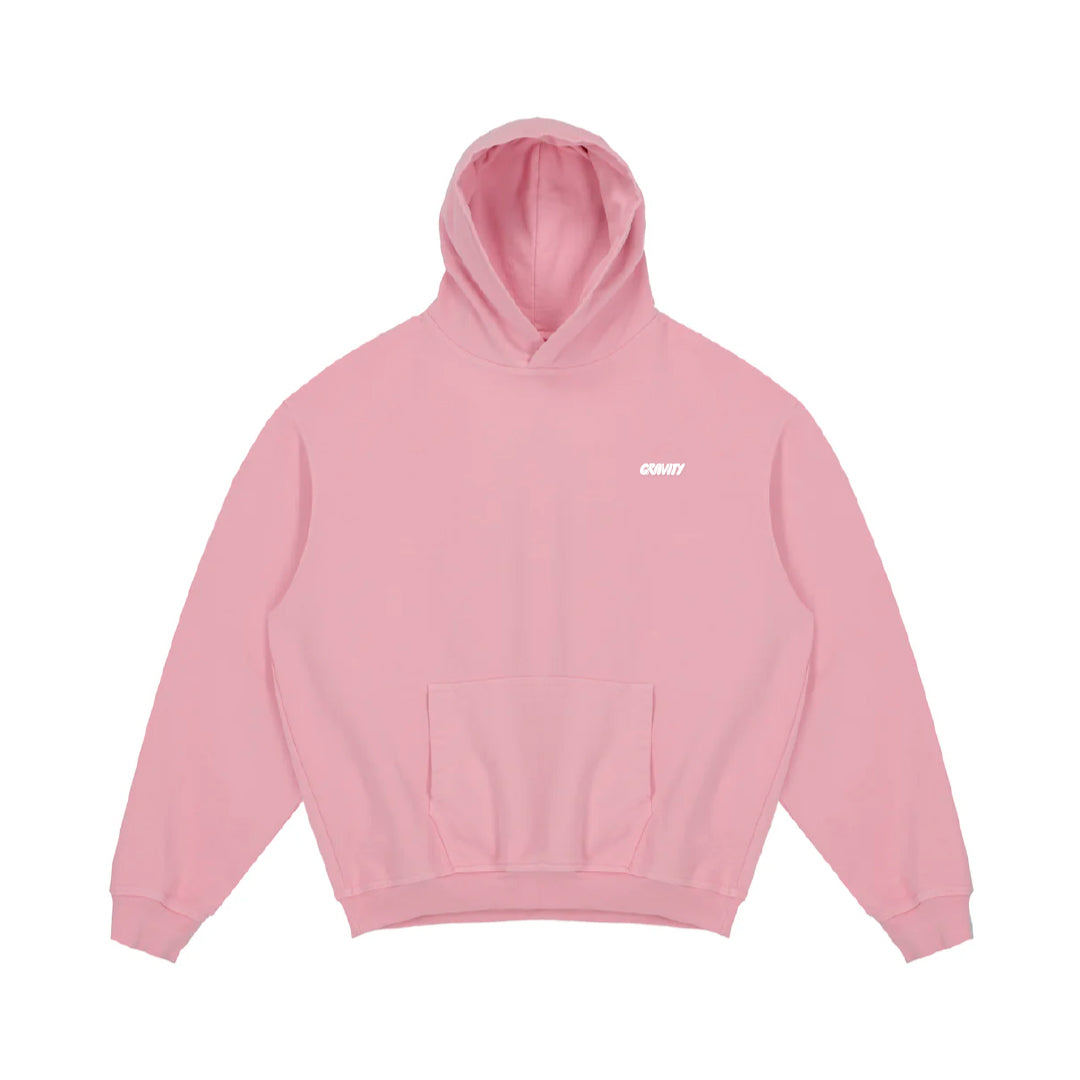Hoodie Gravity Rosa - Oversized 400 GSM