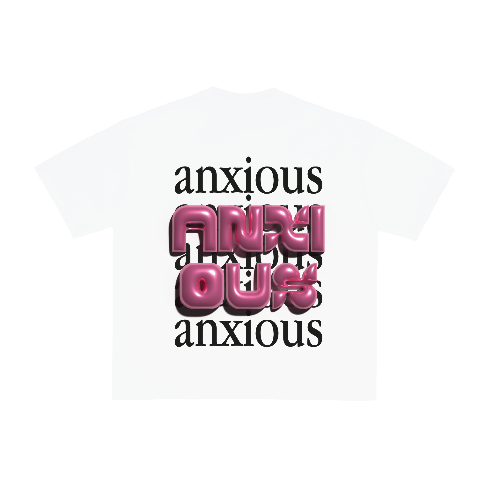 ANXIOUS - T-Shirt Oversized