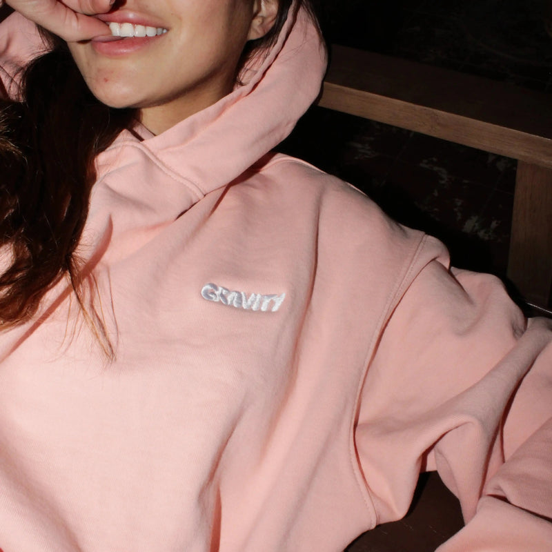 Hoodie Gravity Rosa - Oversized 400 GSM
